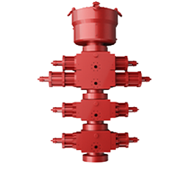 13 5/8-15000PSI<br>高抗硫防噴器組<br>（2FZ35-105閘板防噴器、FH35-70/105環(huán)形防噴器）
